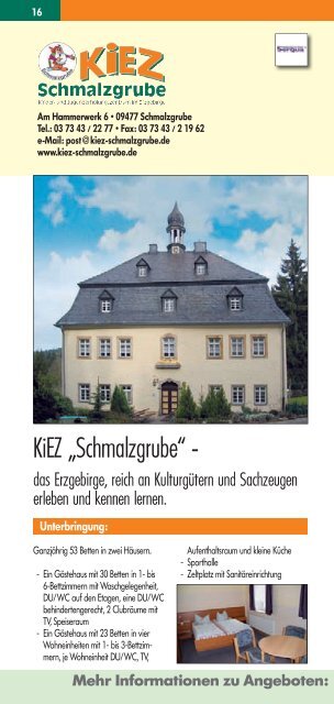 Ferienlager - KiEZ Sachsen eV