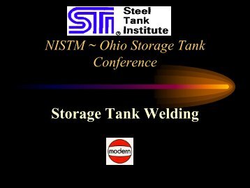 Storage Tank Welding