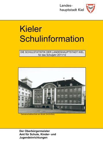 Kieler Schulinformation - Landeshauptstadt Kiel