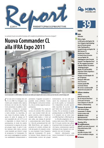 Nuova Commander CL alla IFRA Expo 2011 Con - KBA