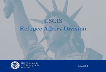 USCIS Refugee Affairs Division