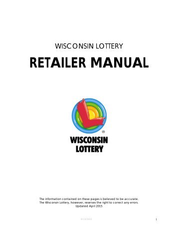 RETAILER MANUAL