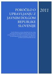 PoroÄilo o upravljanju z javnim dolgom Republike Slovenije za leto ...