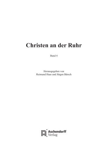 Christen an der Ruhr - Aschendorff