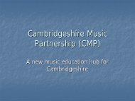 Cambridgeshire Music Partnership (CMP)