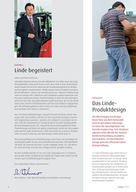 Produkte Das Linde-Produktdesign Logistik Immer die richtige Lösung