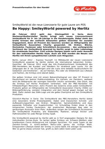 Be Happy - Herlitz PBS AG