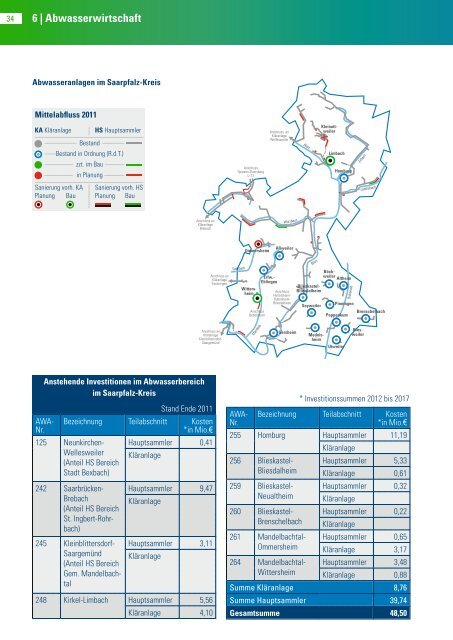 Jahresbericht 2011 pdf (5 mb) - EVS Entsorgungsverband Saar