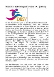 Deutscher Betriebssportverband eV - Münchner Firmen- und ...