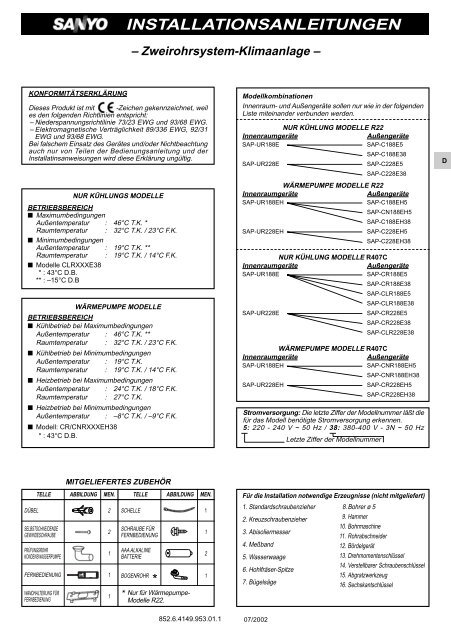 Installationsanleitung