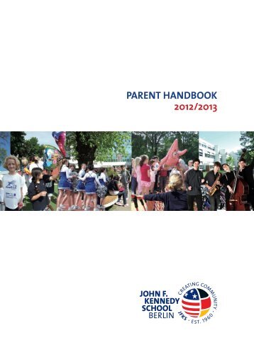 Parent Handbook 2012:2013 - John F. Kennedy School