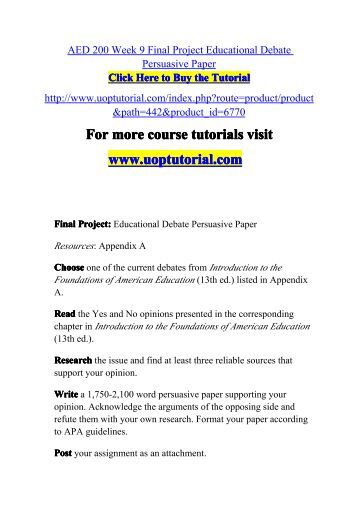 debate essay format