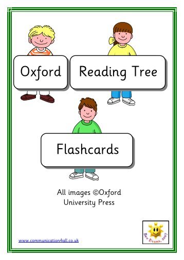 Oxford Reading Tree Character Cards for Display