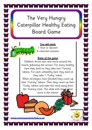 The Very Hungry Caterpillar Healthy Eating Board Game