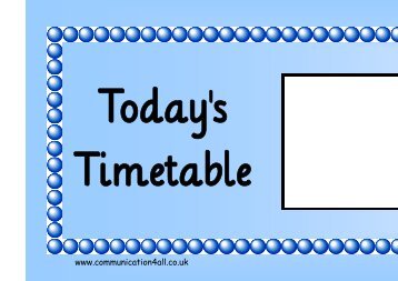 Today's Timetable 8 sessions horizontal blue - Communication4All