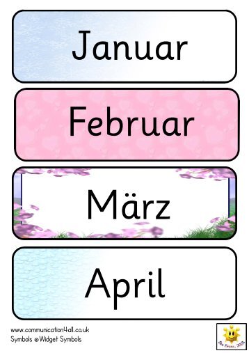 Januar Februar März April
