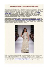 India Fashion Week - Capture the Peek of In vogue.pdf