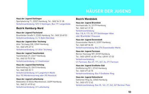 Schule, Ausbildung, Arbeit 8/2001 - Jugendinformationszentrum