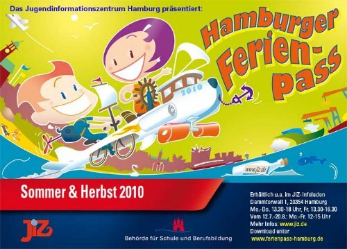 Hamburger Ferienpass 2010 - Jugendinformationszentrum