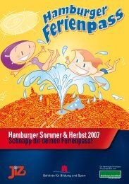 Hamburger Ferienpass Sommer + Herbst 2007