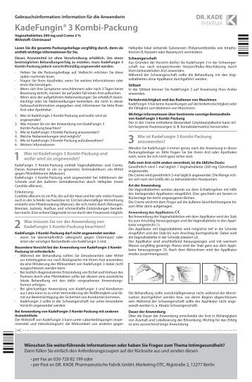 Tipps zur Anwendung von Scheidenpilzmitteln