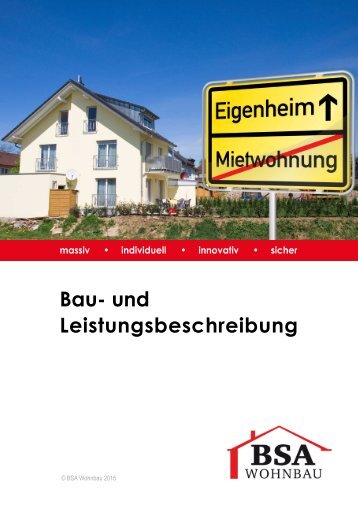 BSA Bau- und Leistungsbeschreibung