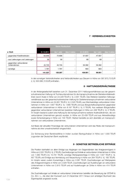 geschäftsbericht 2011 - KAP Beteiligungs AG