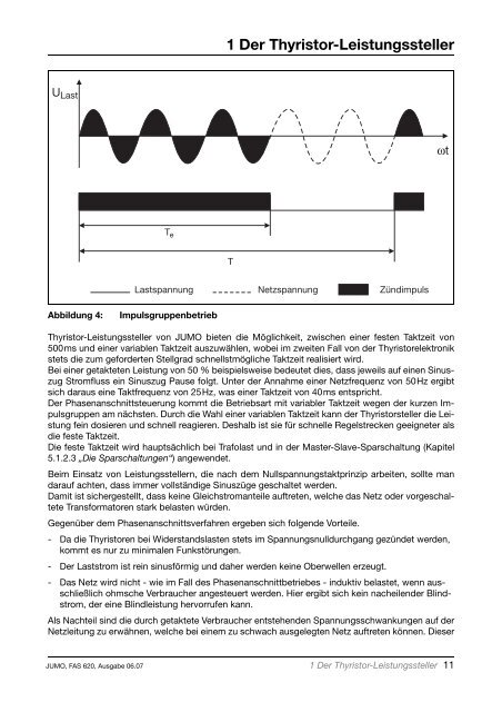 1 Der Thyristor-Leistungssteller - Jumo GmbH & Co. KG