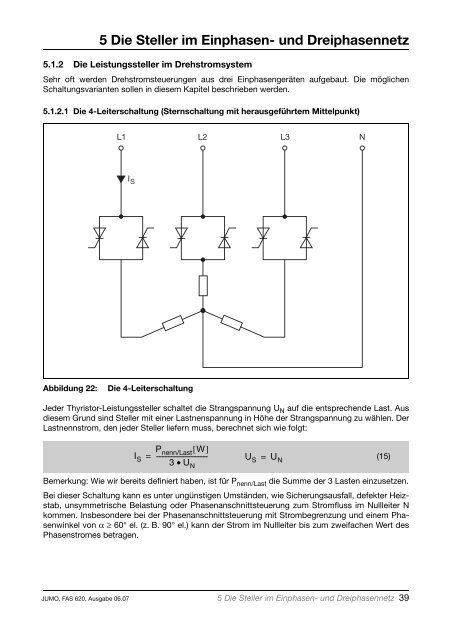 1 Der Thyristor-Leistungssteller - Jumo GmbH & Co. KG