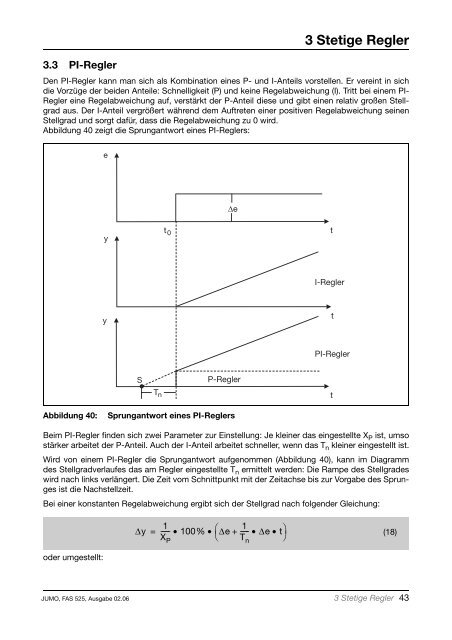 3 Stetige Regler - JUMO