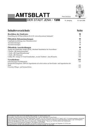 AMTSBLATT - Jena