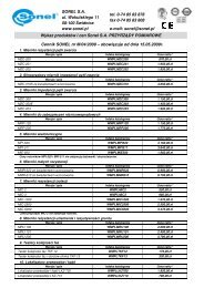 SONEL S.A. ul. Wokulskiego 11 58-100 Åwidnica ... - Elektroportal.pl