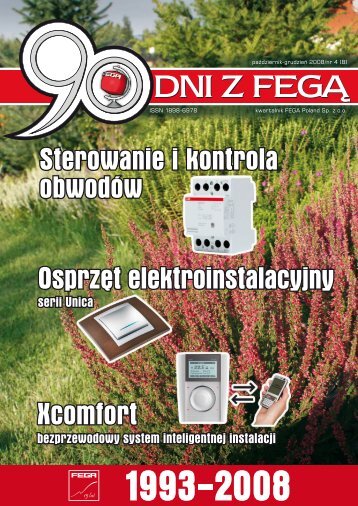 Sterowanie i kontrola obwodów Osprzęt elektroinstalacyjny Xcomfort