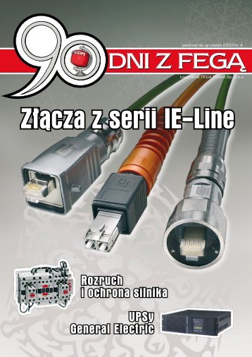 Złącza z serii IE-Line - Hurtownia elektryczna Fega Poland sp. z oo