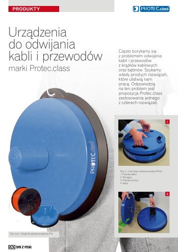 Urządzenia do odwijania kabli i przewodów
