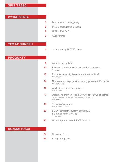 10 lat z marką PROTEC.class - Hurtownia elektryczna Fega Poland ...