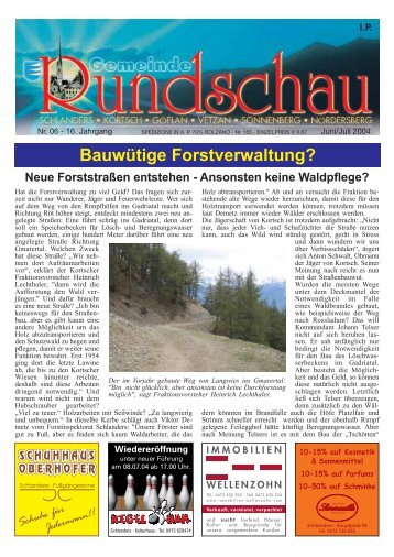 Gemeinderundschau Juni/Juli 2004 (0 bytes)