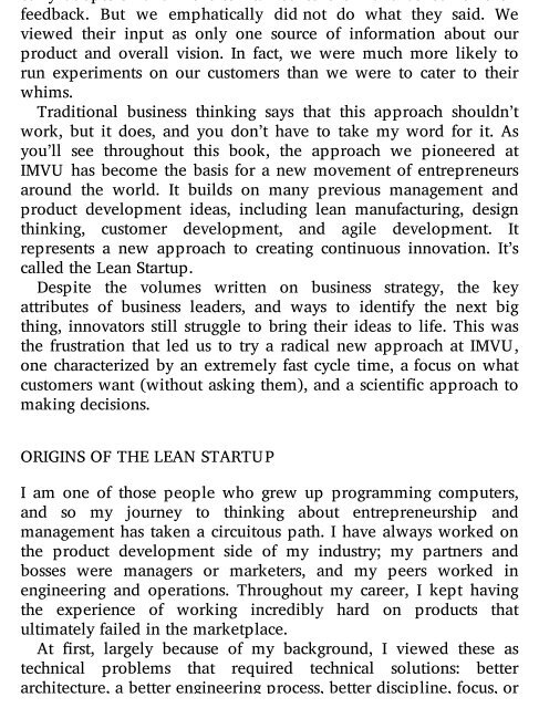 Acclaim for THE LEAN STARTUP