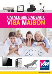 TÃ©lÃ©charger le catalogue Cadeaux Visa Maison (pdf ... - VM MatÃ©riaux
