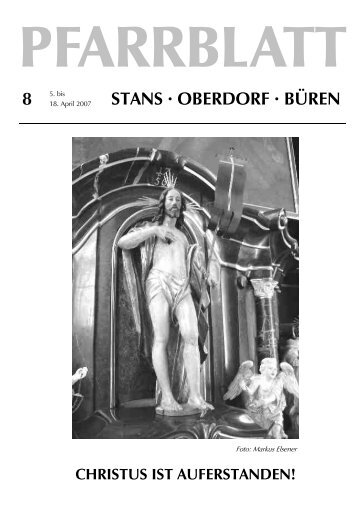 STANS · OBERDORF · BÜREN - Pfarrei Stans