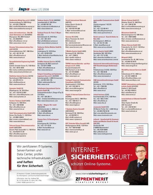 Internet Service Providers Austria - ISPA