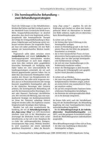 1 Die homÃ¶opathische Behandlung â€“ zwei ... - Verlag Peter Irl