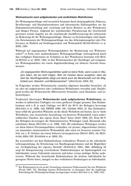 Dichte und Schrumpfung - Leibniz-Institut für ökologische ...