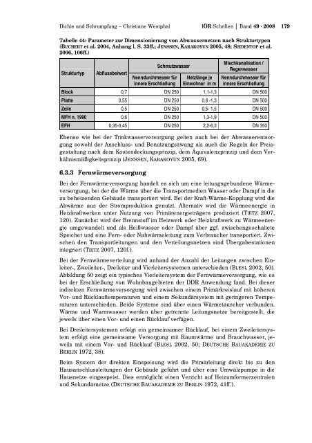 Dichte und Schrumpfung - Leibniz-Institut für ökologische ...