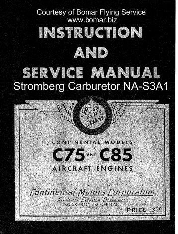 Stromberg Carburetor NA-S3A1 - Econologie.info