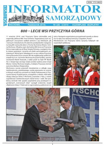 paÅºdziernik 2010 - Wschowa, UrzÄd Miasta i Gminy