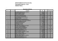 HIGIDEZ FISICA Escrivão de Policia