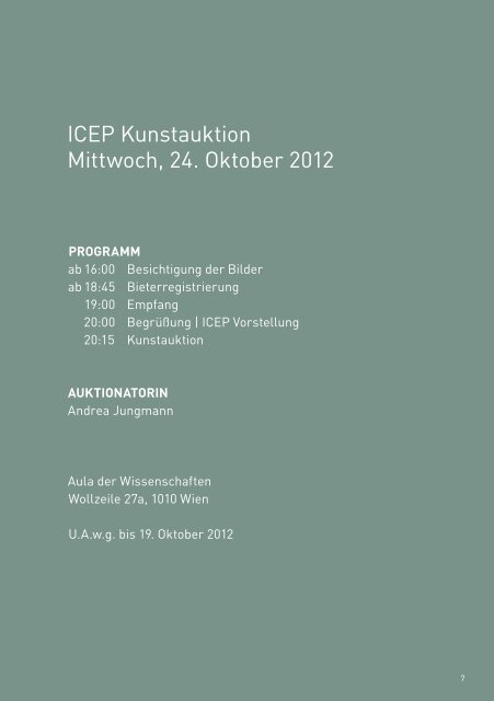 Download Auktionskatalog - Institut zur Cooperation bei ...