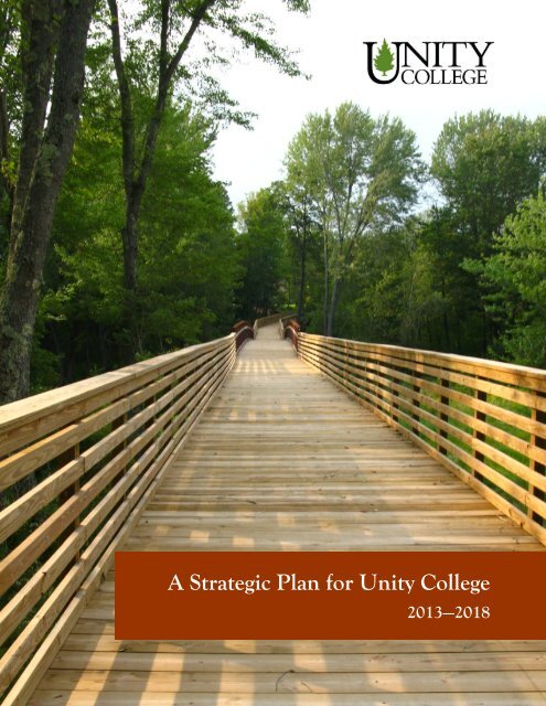 A Strategic Plan for Unity College