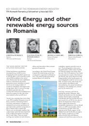 Wind Energy and other renewable energy sources in Romania